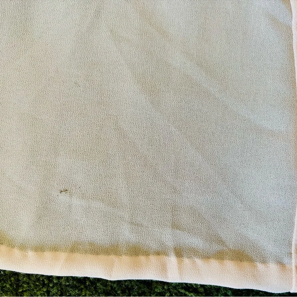 Lulu's Sz S Soft Blush Pink A Line Halter Chiffon Maxi Formal Bridesmaid Dress - Picture 12 of 12